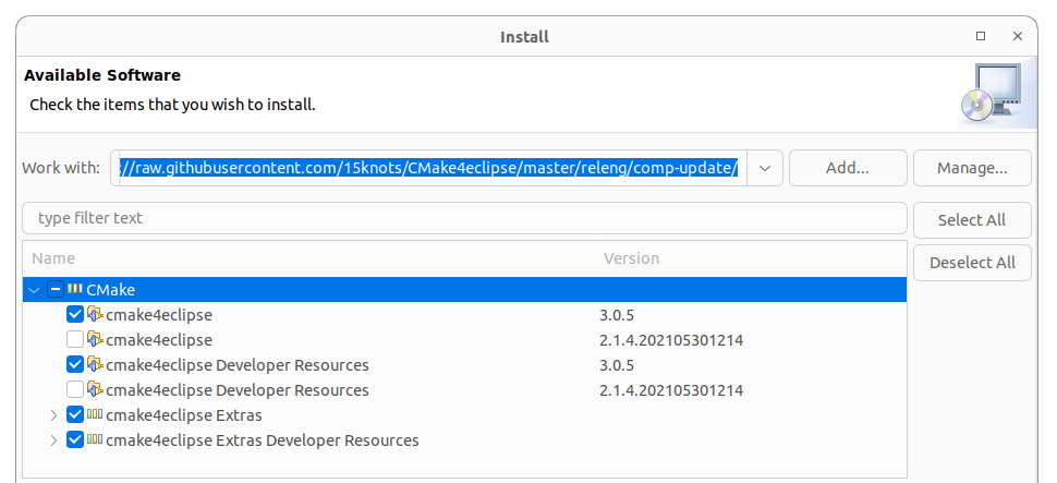 cmake4eclipse installation