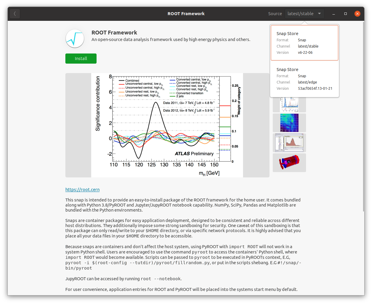 ROOT in the Ubuntu App Store
